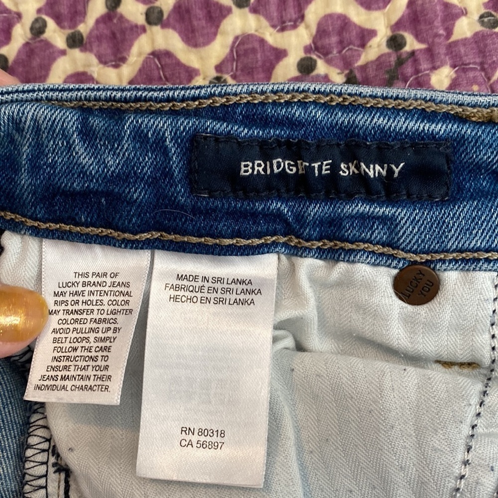 Lucky 🍀 Brand ankle jeans size 4/27 - Picture 7 of 7